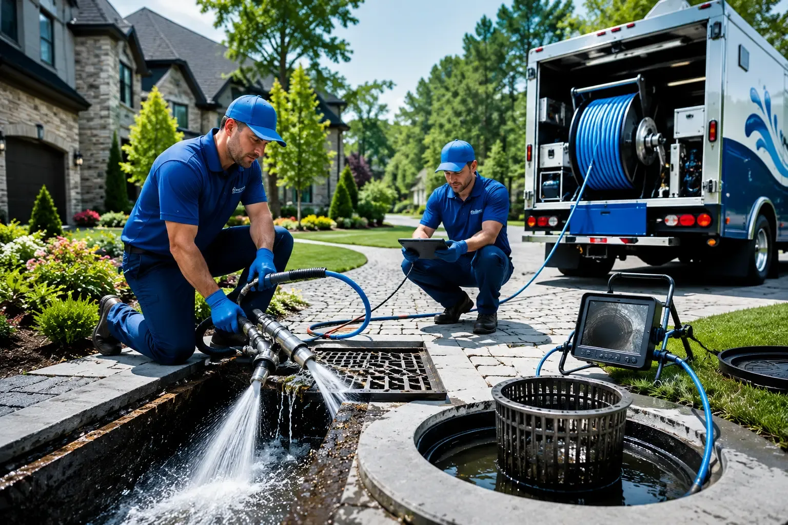 Local outdoor drain cleaning professionals in Neshanic Station, NJ