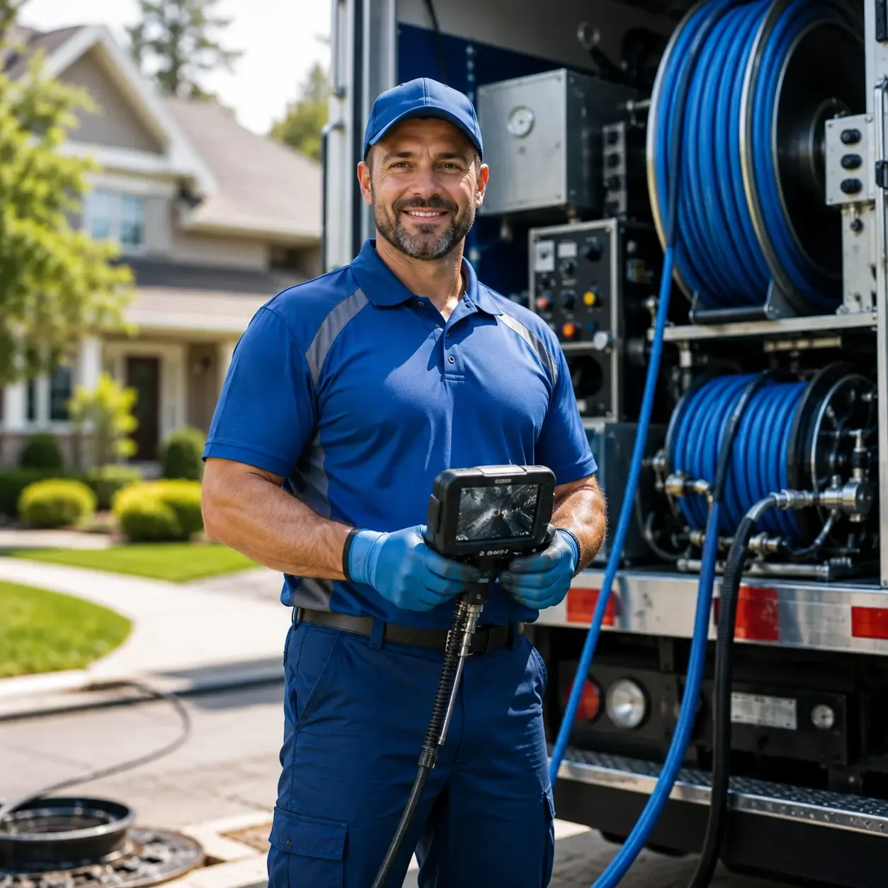 Local outdoor drain cleaning specialists in Neshanic Station, NJ